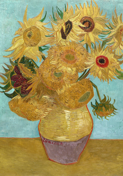 Plakat   Vase with Twelve Sunflowers, Van Gogh Vintage