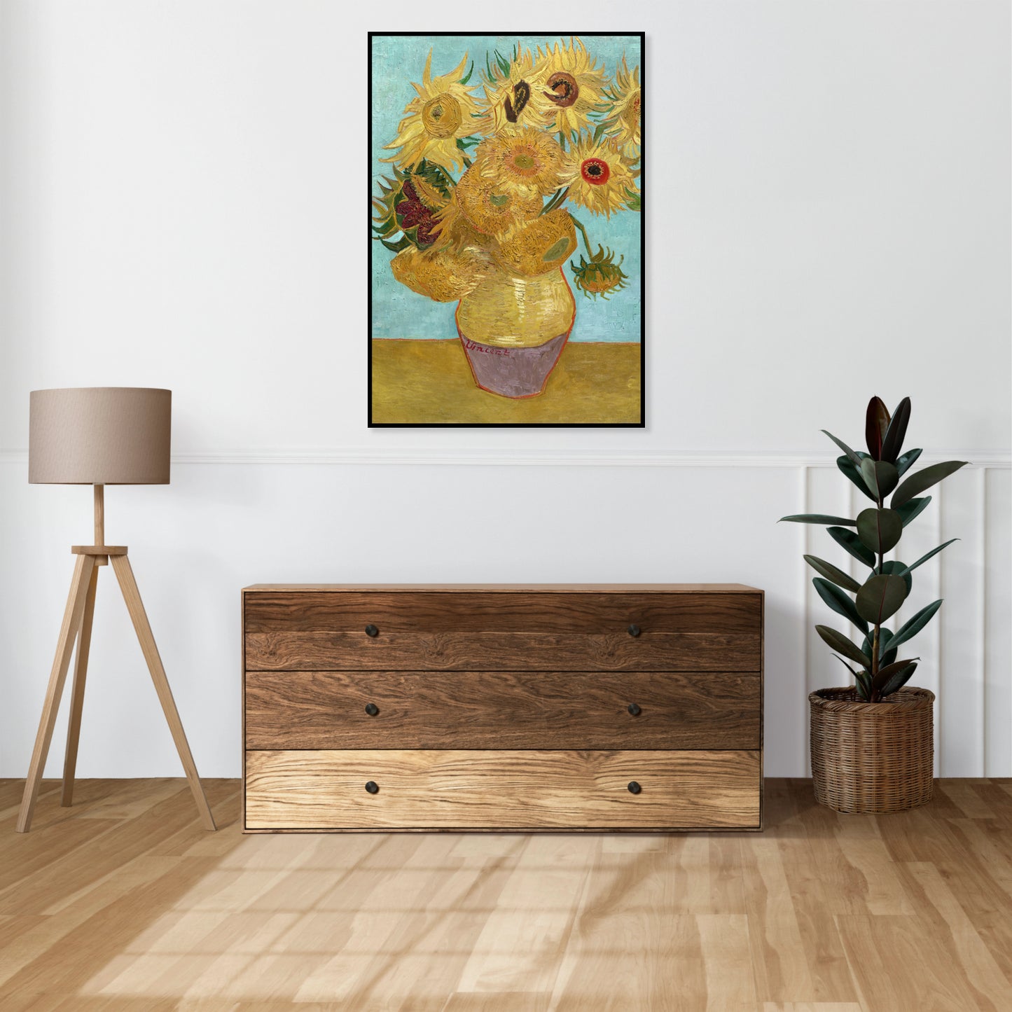 Plakat   Vase with Twelve Sunflowers, Van Gogh Vintage
