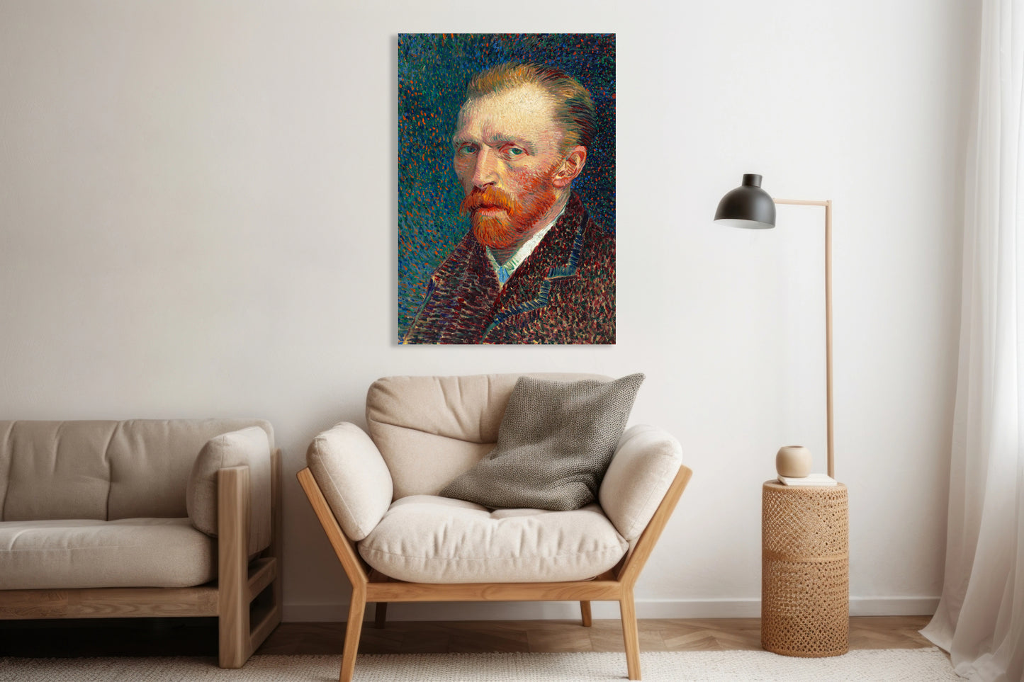 Obraz  Self-Portrait, Van Gogh Vintage do Salonu