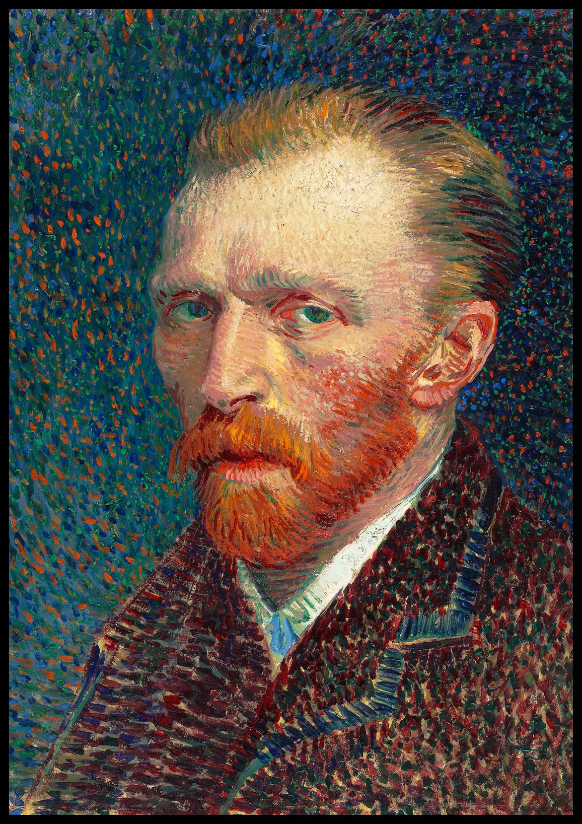 Plakat  Self-Portrait, Van Gogh Vintage do Salonu