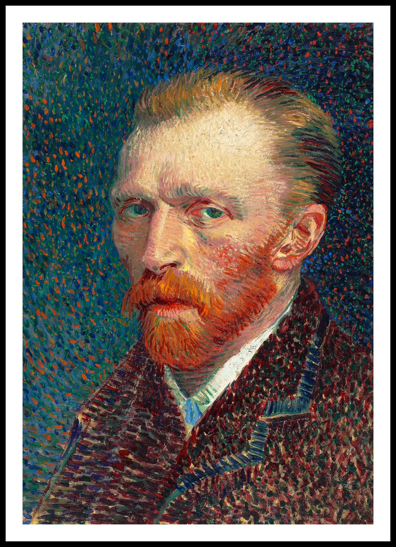 Plakat  Self-Portrait, Van Gogh Vintage do Salonu