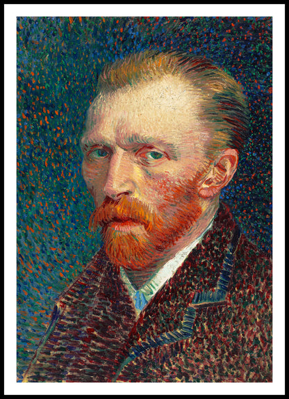 Plakat  Self-Portrait, Van Gogh Vintage do Salonu
