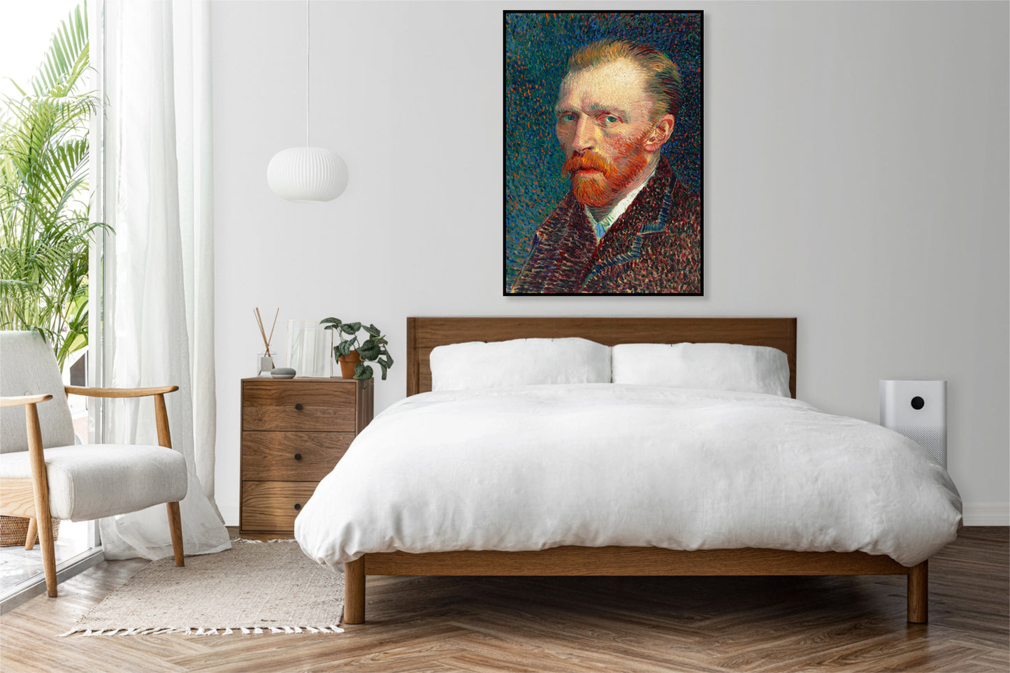 Plakat  Self-Portrait, Van Gogh Vintage do Salonu