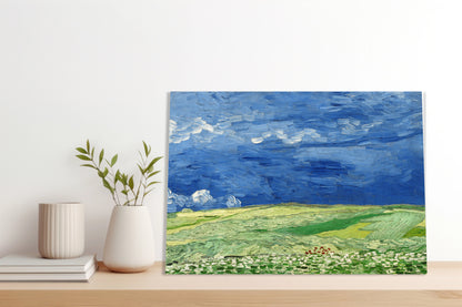 Obraz  Wheatfield under Thunderclouds, Van Gogh Vintage