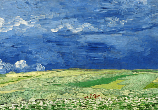 Plakat  Wheatfield under Thunderclouds, Van Gogh Vintage