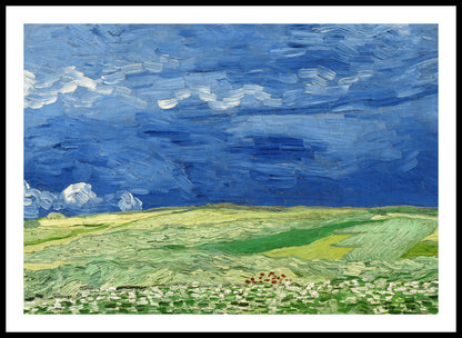Plakat  Wheatfield under Thunderclouds, Van Gogh Vintage