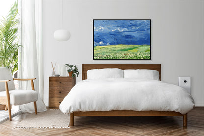 Plakat  Wheatfield under Thunderclouds, Van Gogh Vintage