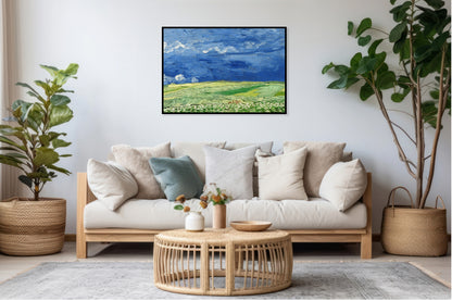 Plakat  Wheatfield under Thunderclouds, Van Gogh Vintage