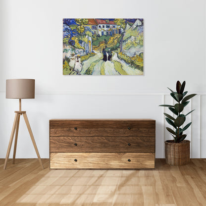 Obraz  Stairway at Auvers, Van Gogh Vintage do Salonu