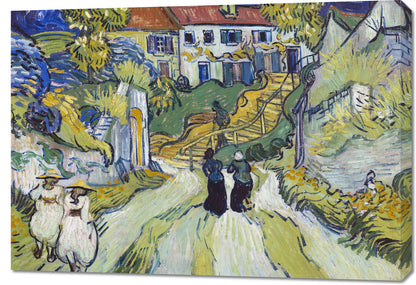 Obraz  Stairway at Auvers, Van Gogh Vintage do Salonu