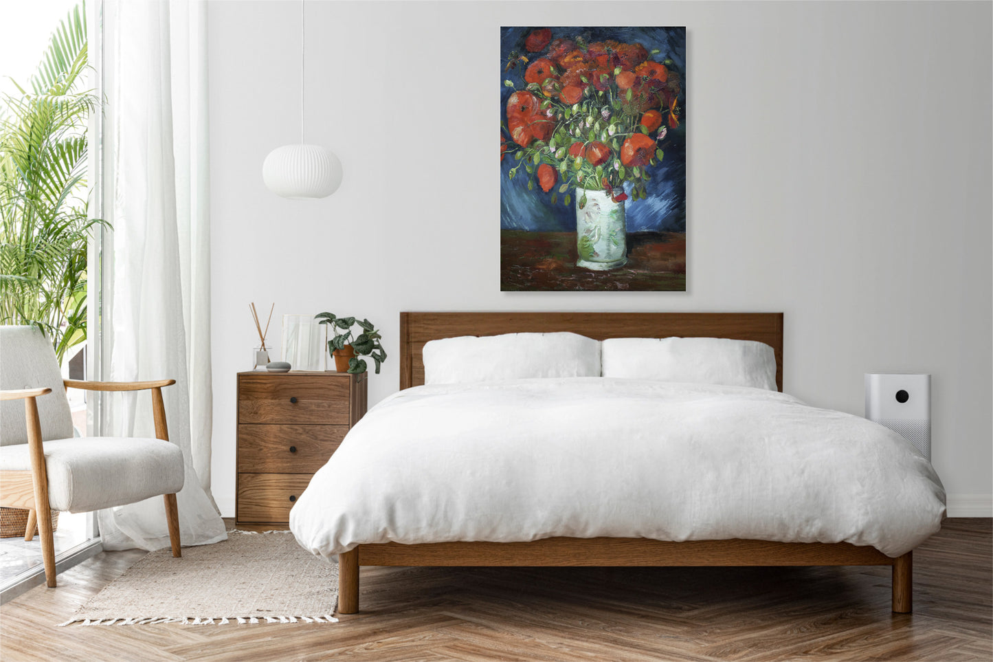 Obraz  Vase with Poppies, Van Gogh Vintage do Salonu