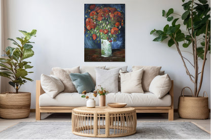 Obraz  Vase with Poppies, Van Gogh Vintage do Salonu