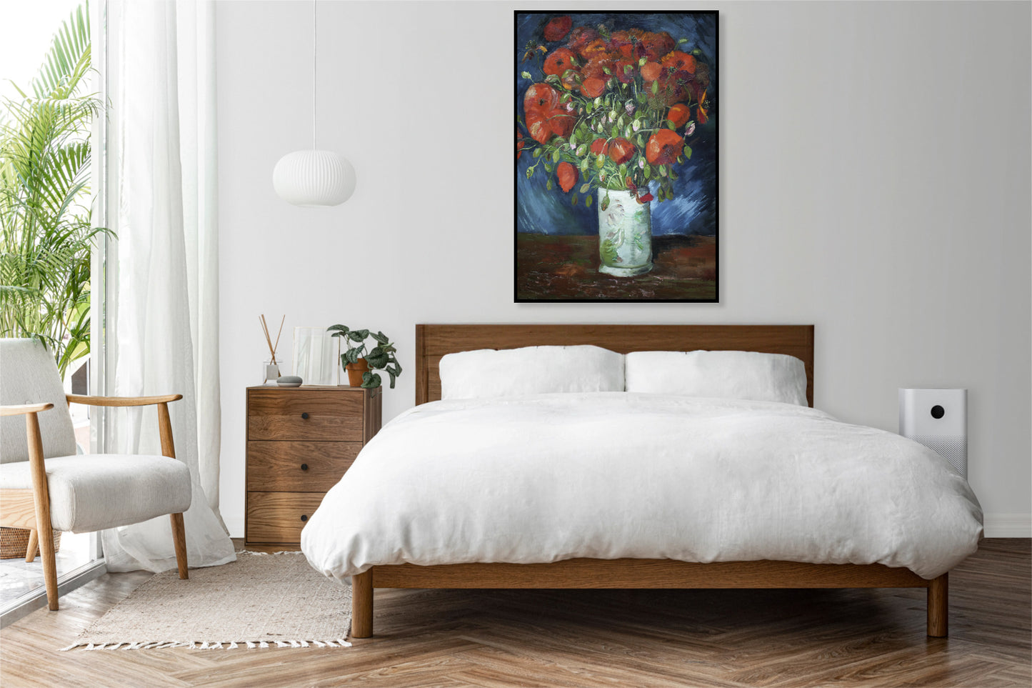 Plakat  Vase with Poppies, Van Gogh Vintage do Salonu