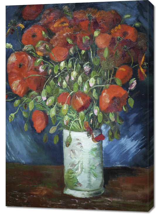 Obraz  Vase with Poppies, Van Gogh Vintage do Salonu