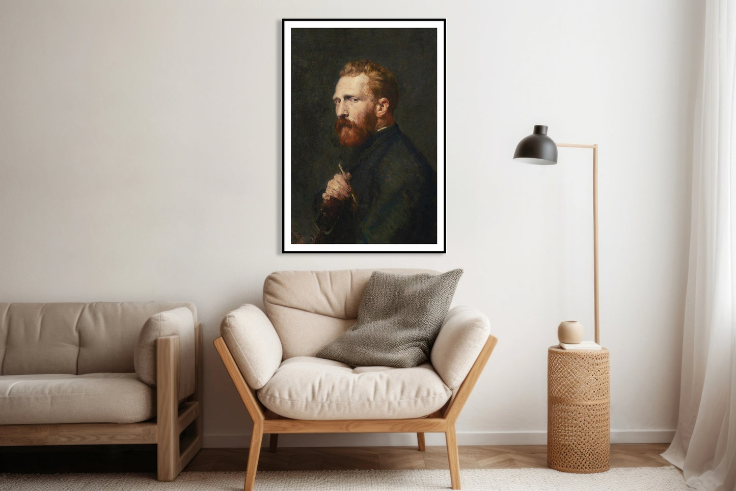 Plakat  Portret Vincenta van Gogha, Russell Vintage