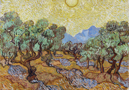 Plakat  Olive Trees, Van Gogh Vintage do Salonu