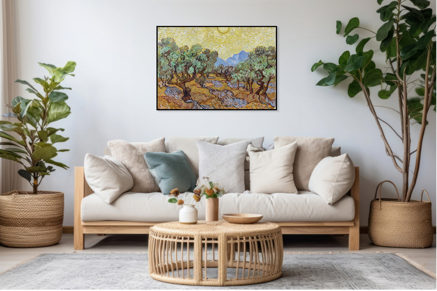 Plakat  Olive Trees, Van Gogh Vintage do Salonu