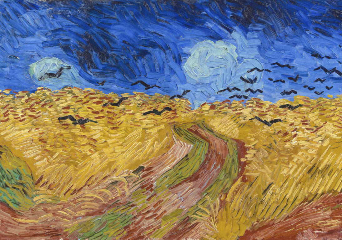 Plakat   Pole Pszenicy z Krukami, Van Gogh Vintage