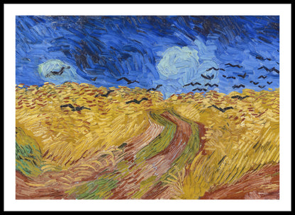 Plakat   Pole Pszenicy z Krukami, Van Gogh Vintage