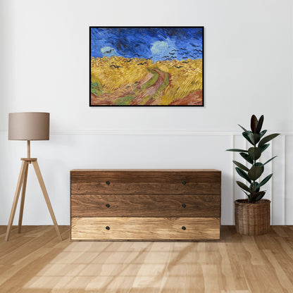 Plakat   Pole Pszenicy z Krukami, Van Gogh Vintage