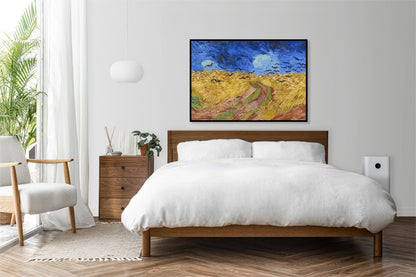 Plakat   Pole Pszenicy z Krukami, Van Gogh Vintage