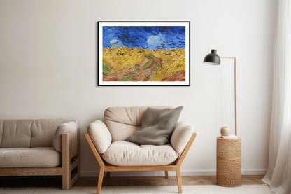 Plakat   Pole Pszenicy z Krukami, Van Gogh Vintage