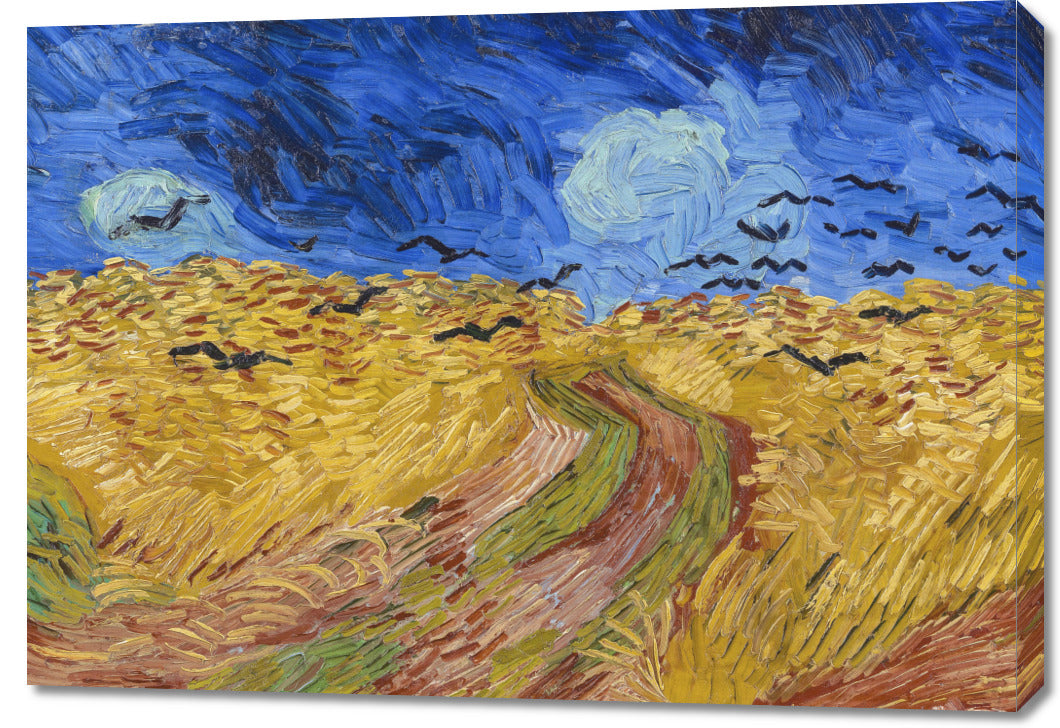 Obraz   Pole Pszenicy z Krukami, Van Gogh Vintage