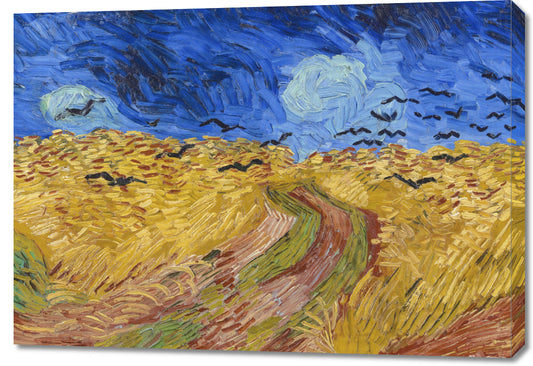 Obraz   Pole Pszenicy z Krukami, Van Gogh Vintage