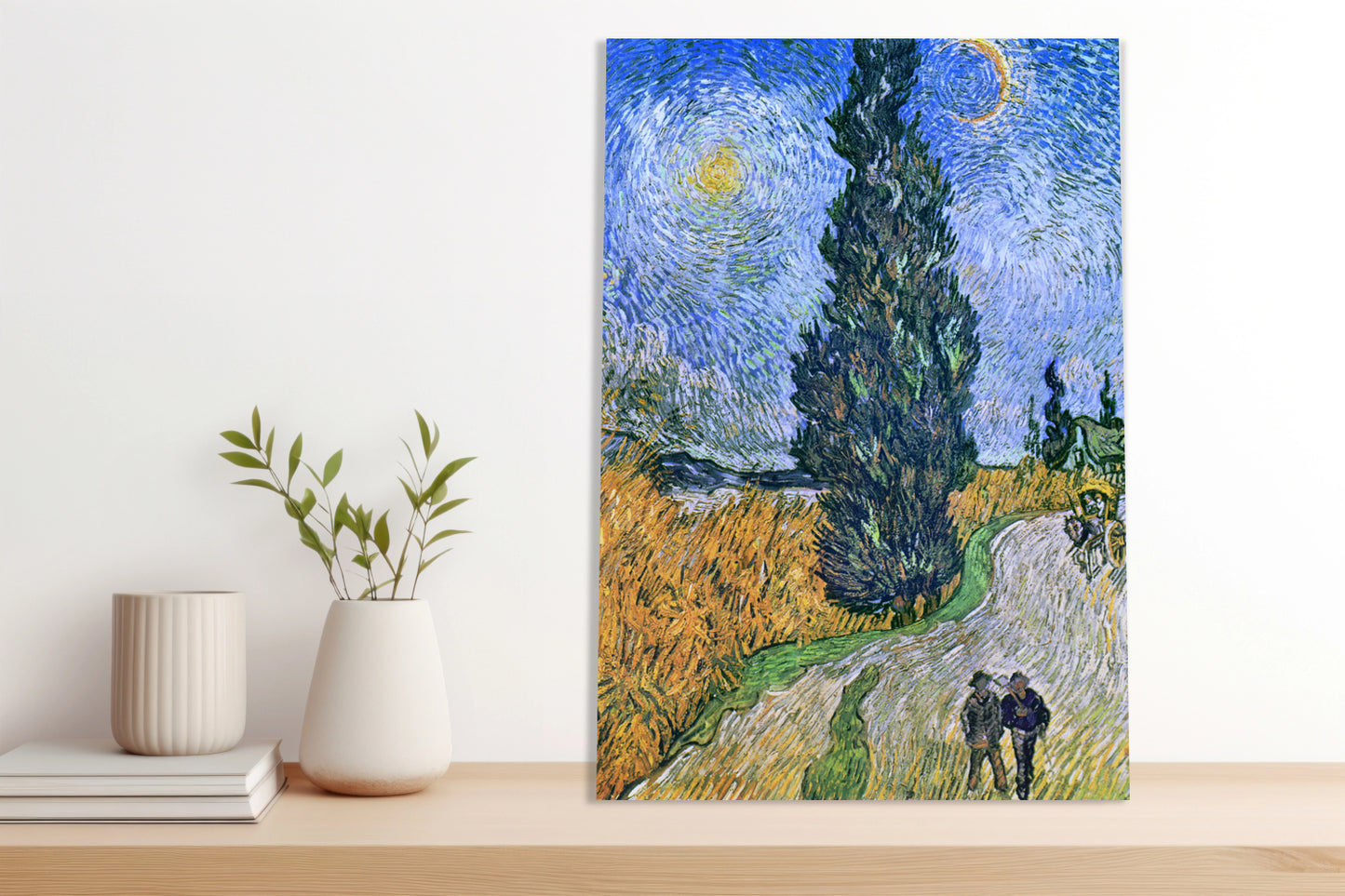 Obraz   Droga z Cyprysem i Gwiazdą, Van Gogh Vintage