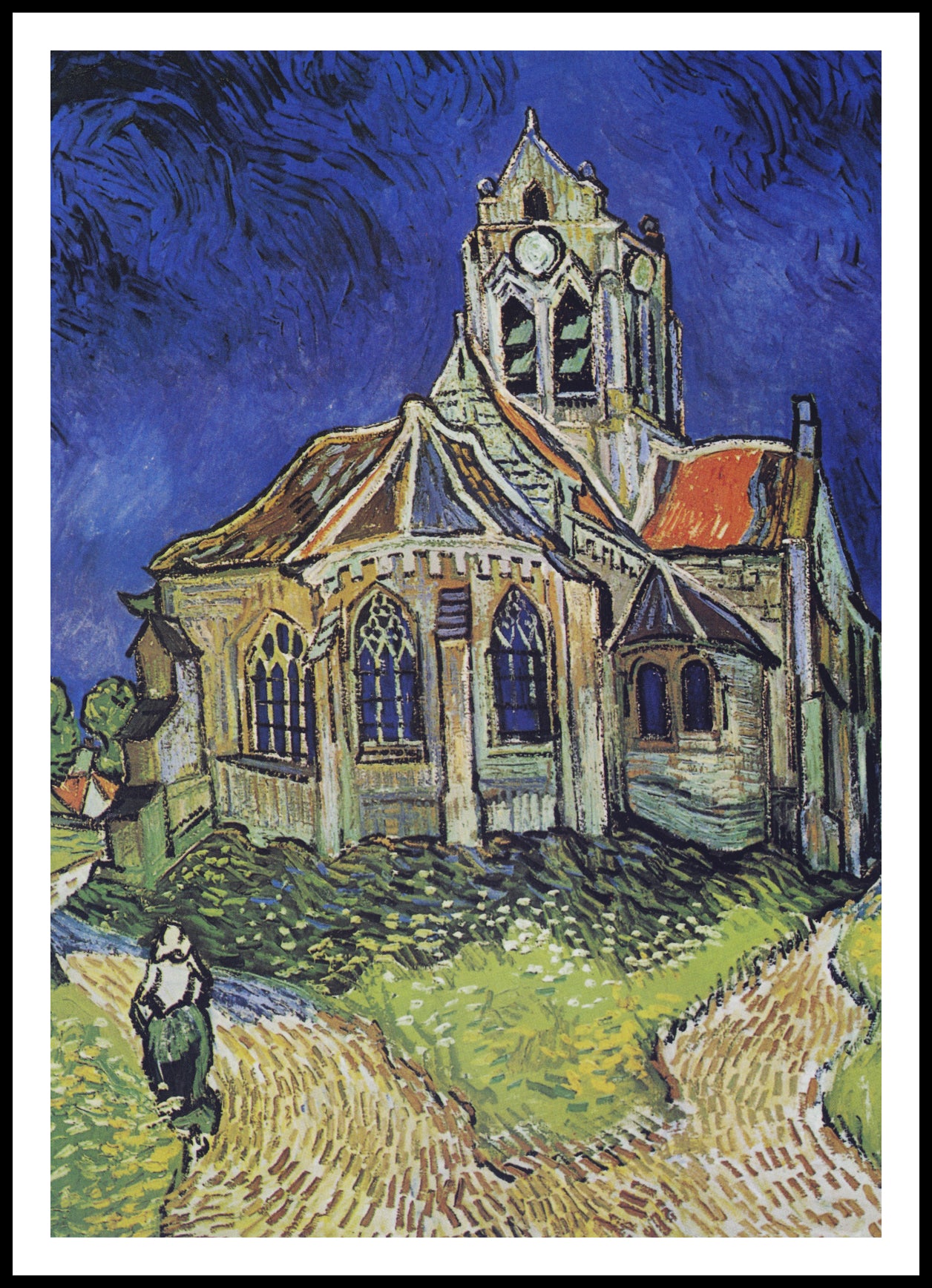 Plakat Van Gogh - Kościół w Auvers