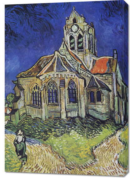 Obraz   Kościół w Auvers, Van Gogh Vintage do Salonu