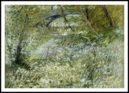 Plakat  River Bank in Springtime, Van Gogh Vintage