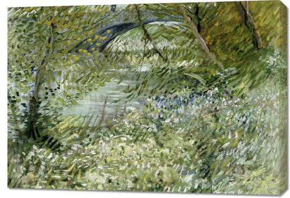 Obraz  River Bank in Springtime, Van Gogh Vintage