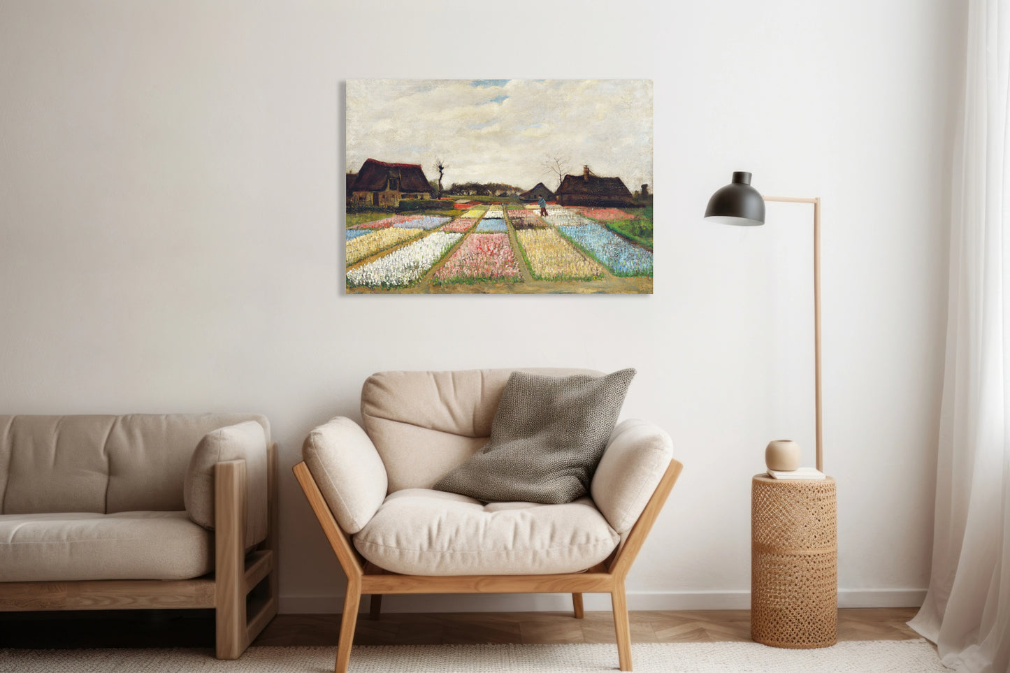 Obraz  Flower Beds in Holland, Van Gogh Vintage
