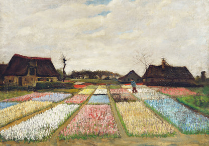 Plakat  Flower Beds in Holland, Van Gogh Vintage