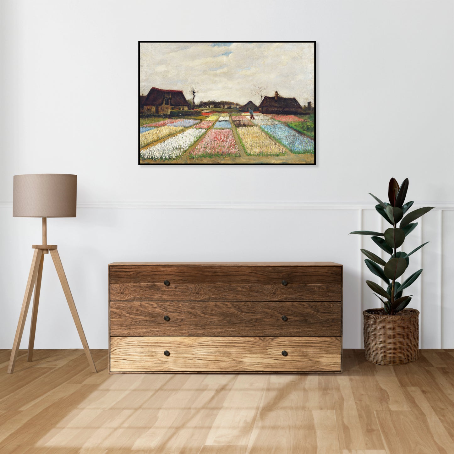 Plakat  Flower Beds in Holland, Van Gogh Vintage