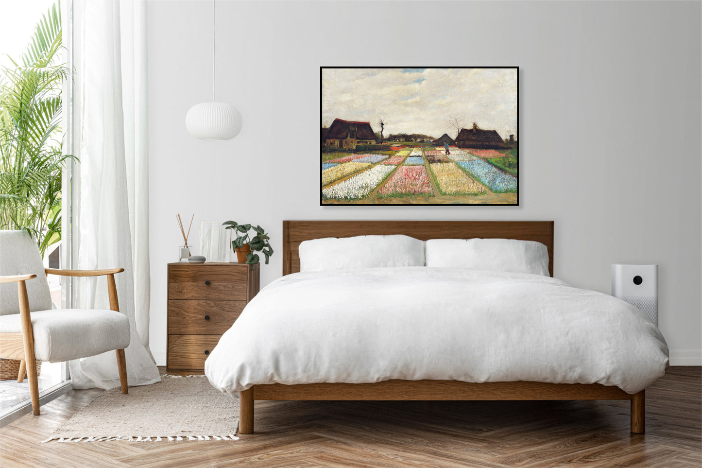 Plakat  Flower Beds in Holland, Van Gogh Vintage