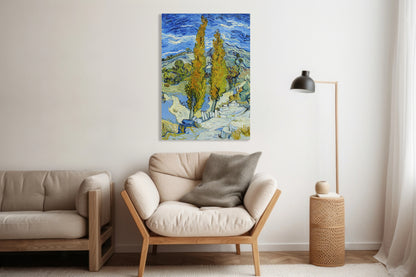 Obraz  The Poplars at Saint-Rémy, Van Gogh Vintage