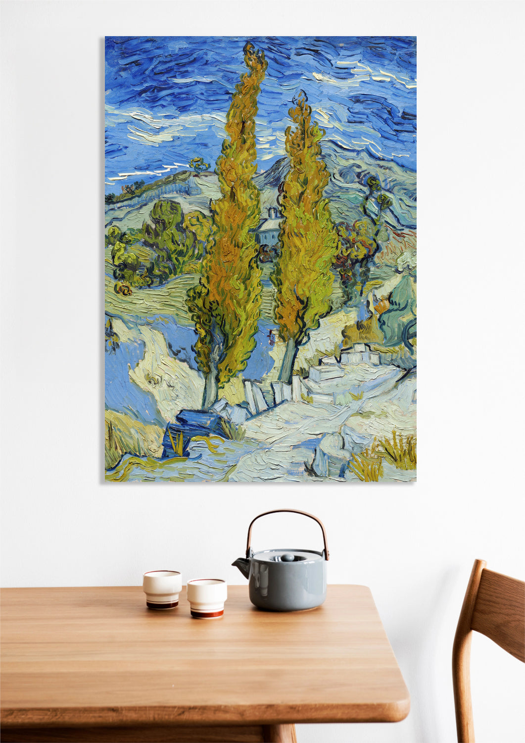 Obraz  The Poplars at Saint-Rémy, Van Gogh Vintage