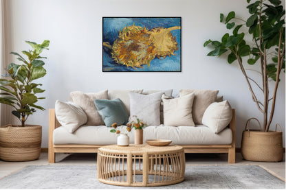 Plakat  Sunflowers, Van Gogh Vintage do Salonu