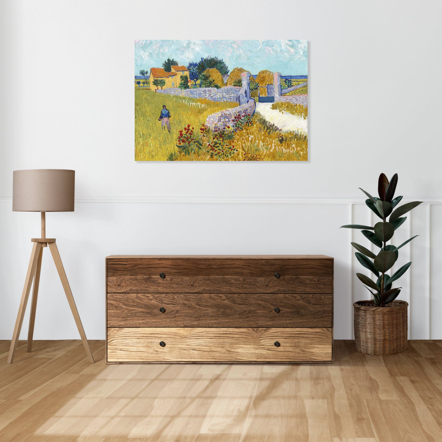Obraz  Farmhouse in Provence, Van Gogh Vintage