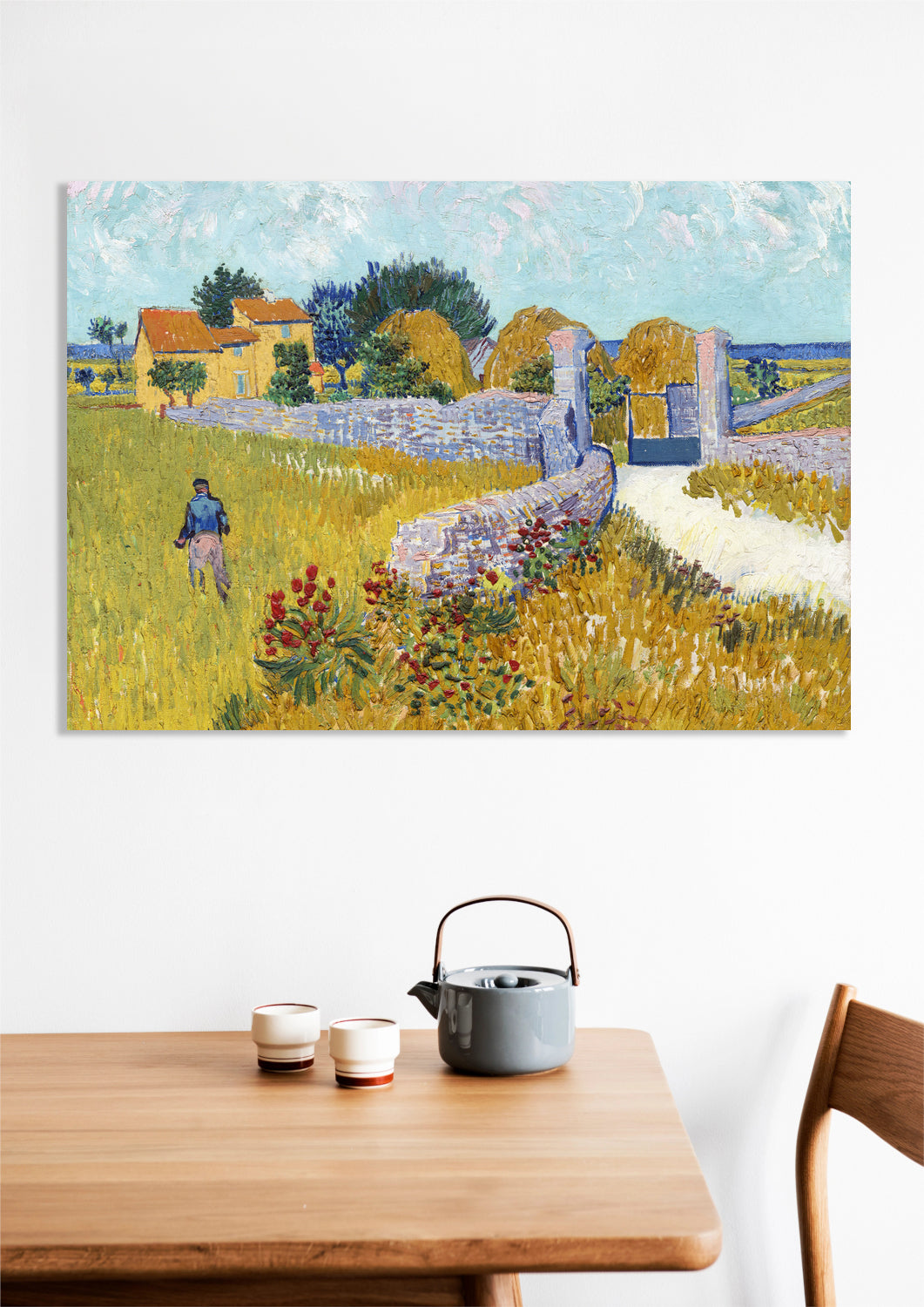 Obraz  Farmhouse in Provence, Van Gogh Vintage