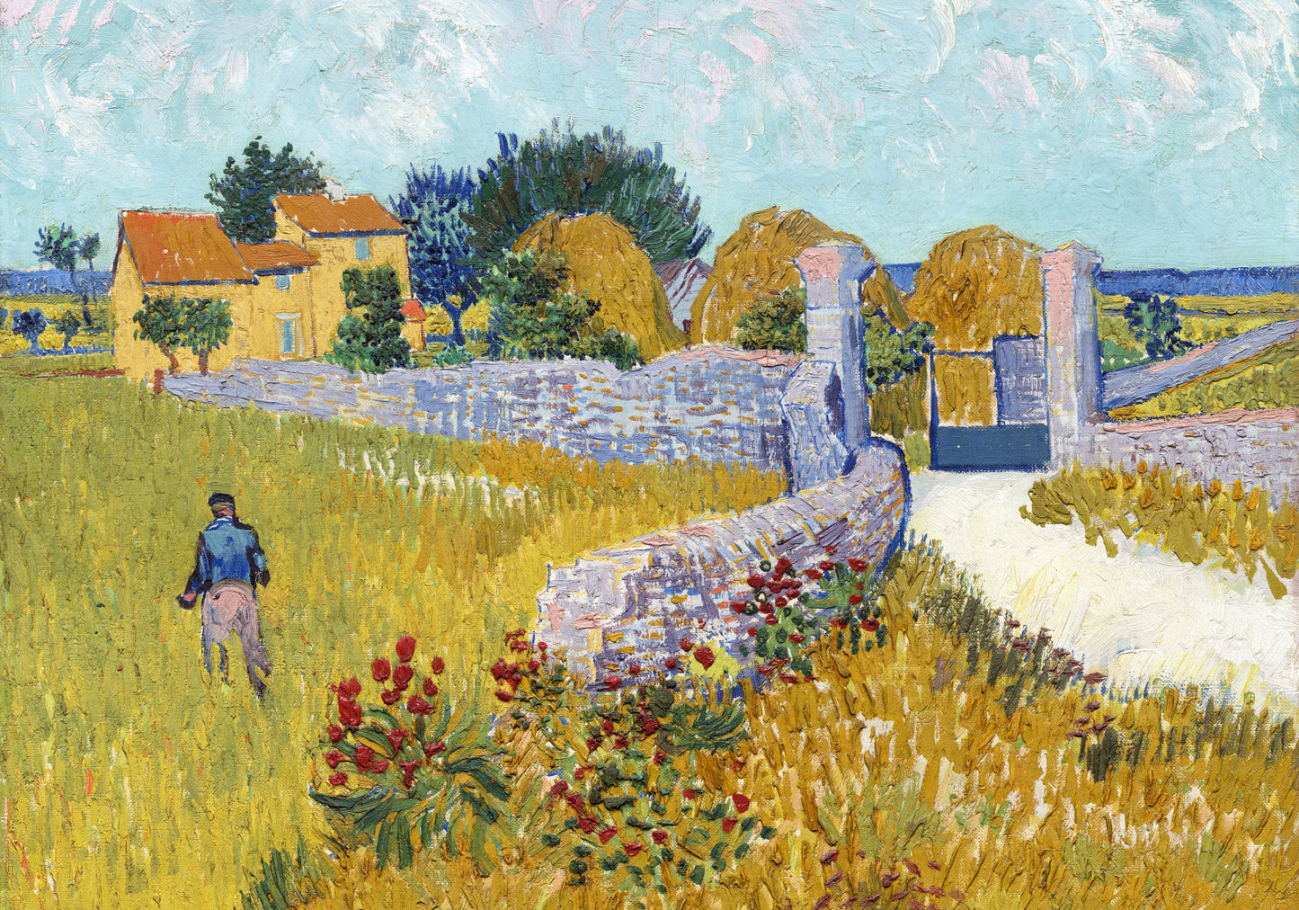 Plakat  Farmhouse in Provence, Van Gogh Vintage