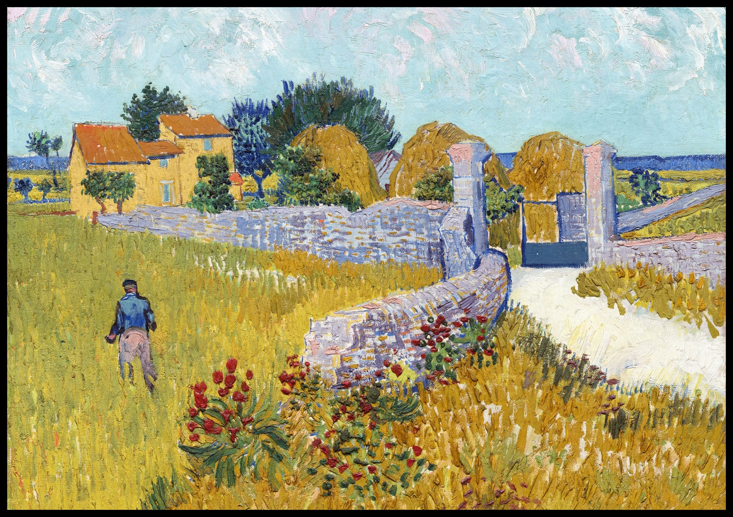 Plakat  Farmhouse in Provence, Van Gogh Vintage