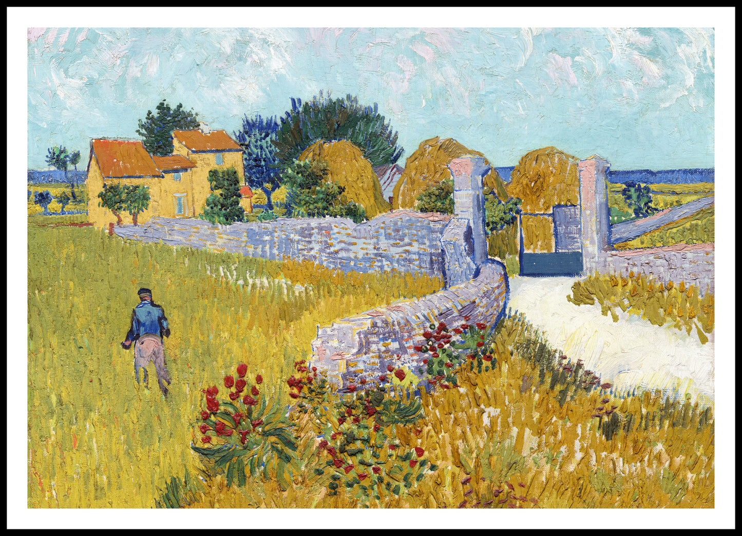 Plakat  Farmhouse in Provence, Van Gogh Vintage