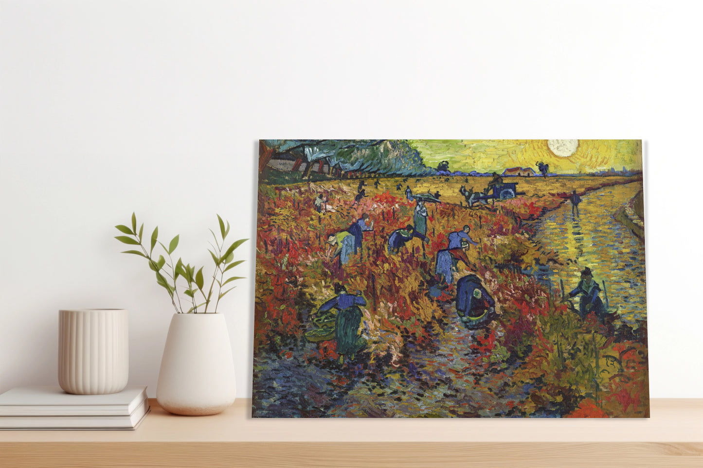 Obraz   The Red Vineyard, Van Gogh Vintage do Salonu