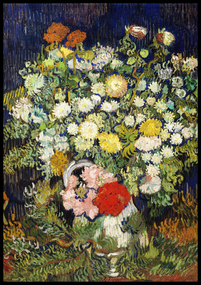 Plakat  Bouquet of Flowers in a Vase, Van Gogh Vintage