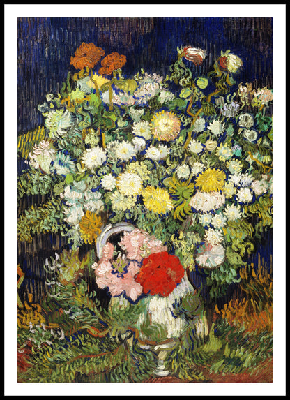 Plakat  Bouquet of Flowers in a Vase, Van Gogh Vintage