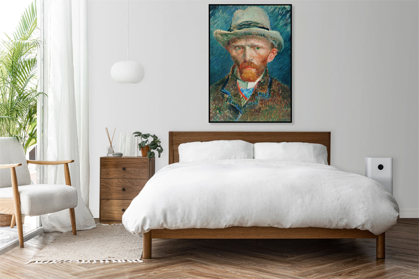 Plakat  Self-Portrait 4, Van Gogh Vintage do Salonu