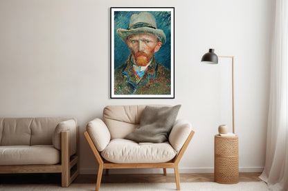 Plakat  Self-Portrait 4, Van Gogh Vintage do Salonu